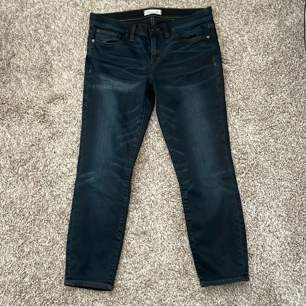 FINAL SALE Madewell Skinny Skinny Dark Wash Jeans